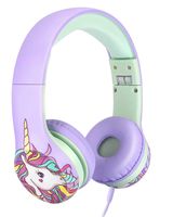 Nenos Kids Headphones Children's Headphones for Kids Toddler Headphones Limited Volume Unicorn (Lavender Unicorn)