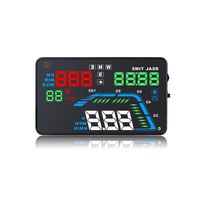GERMID Universal New Q7 5.5" Multi Color Auto Car HUD GPS Head Up Display Speedometers Overspeed Warning Dashboard Windshield Projector
