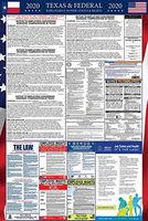 2020 Texas State and Federal Labor Law Poster Laminated