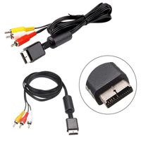 StyleZ 6ft Audio Video AV/TV Cable Cord to RCA for Sony PlayStation PS2/PS3 System New