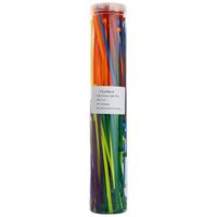 RGB Cable Zip Ties 300 Pcs, 6 Inch Multi-Purpose Cable Ties Self-Locking Wire Wraps, Great for Home Office Garage Workshop Cable Management and Securing