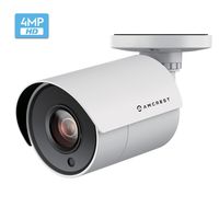 Amcrest UltraHD 4-Megapixel HDCVI Analog Bullet Outdoor Security Camera, 4MP 2688x1440P, 98ft Night Vision, 2.8mm Lens 100° Wide Angle, White (AMC4MBC28P-W) (Renewed)