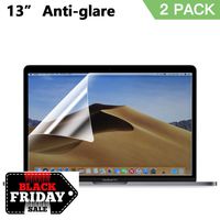 2 Pack Anti Glare Anti Scratch Screen Protector Compatible 2015-2012 Mac Book Pro 13 Inch Retina Model A1425 A1502