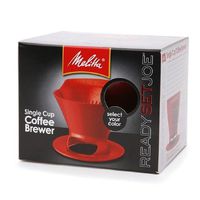 Melitta 64008 8 Pack Single Cup Coffee Brewers, Red