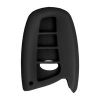Keyless2Go New Silicone Cover Protective Case for Select Proximity Smart Keys SY5DMFNA04 - Black