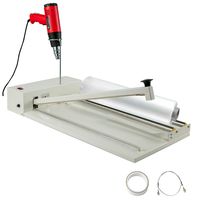 BestEquip 24" I-Bar Shrink Wrap Machine 800W Shrink Wrap Sealer with Heat Gun and Shrink Film Shrink Wrap Sealer Compatible with PVC POF Film