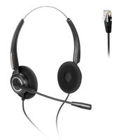 Corded RJ9 Phone Headset Binaural with Noise Canceling Microphone ONLY for Cisco IP Phones: Such as 6941 7942 7971 8841,8845, 8851, 8861,8945, 8961, 9951, 9971 etc
