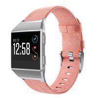 OenFoto Sport Bands Compatible Fitbit Ionic, Adjustable Nylon Wristband Replacement Watch Band Strap Accessory Bracelet for Fitbit Ionic Smart Watch, Large Small