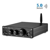 Douk Audio G3 PRO Bluetooth 5.0 Power Amp & Headphone Amplifier, Support APTX, with DAC chip, 100W x 2, Works for 2.0 Channel Passive Speakers (Black)