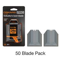 Fiskars 771030-1001 Pro Replacement Blades, 50 Pack, Silver