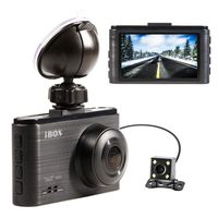 IBOX Dual Dash Cam, Full HD 1080P Dashboard Dual Camera Recorder with HD Rear View Camera, 6-Lens 170° Wide Angle with OMNIVISION WDR, G-Sensor, Parking Monitor and Wi-Fi Support