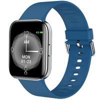 MBHB Smart Watch, Boys Girls Running Swimming Tracker, Dynamic Heart Rate Sleep Monitor Wristband for Men Women, Blue