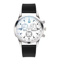 BeautyVan Mens Watches Chronograph Stainless Steel Analog Quartz Watch Fashion Dress Business Wristwatch (D)