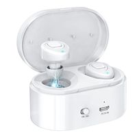 Wireless Earbuds,Bluetooth Headphones Sweatproof Sport Headsets in-Ear Noise Cancelling Earphone with Built-in Mic and Charging Case for iPhone and Other Smart Devices