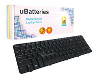 UBatteries Compatible Laptop Keyboard Replacement for Compaq Presario HP G60 G60-100 G60-200 G60-300 G60-400 G60-500 G60-600 G60T G60Z 496771-001 502860-001 502958-001 535009-001 NSK-HAA01 - Black