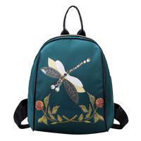 Clearance!Women School Bag,Todaies Fashion Preppy Style Backpack Leather Women Shoulder Bag Floral School Bag 2018 (23cm(L)18cm(W)29cm(H), Green)