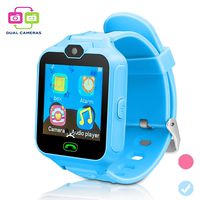 Kids Smart Cell Phone Watch,Smart Watch Phone Boys Girls SIM SD Slot,Unlocked Waterproof SOS Phone Watch Camera Games Touchscreen Children Cell Watch Holiday Birthday Gift