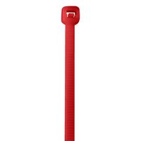 Partners Brand PCT185K Cable Ties, 50#, 18", Fluorescent Red (Pack of 500)