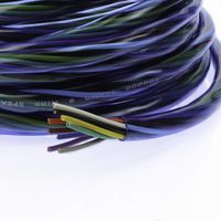 VOODOO 18 AWG Gauge 9 Conductor Speed Blue Wire Speaker Trailer Copper Stranded (15 FT)