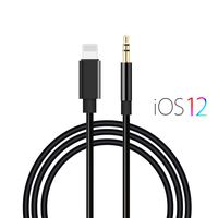 (Apple MFI Certified) Aux Cord for iPhone, Lightning to 3.5mm Male Connector Stereo Aux Adapter for Headphones Jack Cable, Support iPhone 11/11 Pro/XS/XR/X 8 7 Plus/iPad(3.3FT/1M)