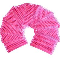 OliviaTree 10PCS Basic Dish wash net, Dish Washing Sponges, Scrubbers, Wash Cloths, Rags, Brush,Scrubbing Spong (pink10)