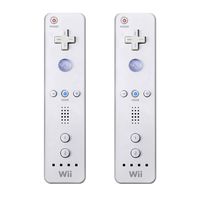Wii Remote Controller White [2 Pack] (Renewed)