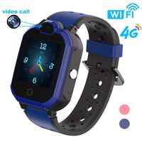 HuaWise 4G Kids Smartwatch/Kids GPS Waterproof Smartwatch/WiFi Call,Video Chat, Real-time Position, Geo-Fence Touch Screen Camera SOS Alarm Anti-Lost GPS/LBS for Boys and Girls