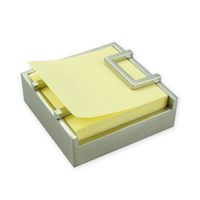 ArtsOnDesk Modern Art Pop-Up Note Dispenser - St210 Stainless Steel Satin Finish Patent Applied for Z Note Pad Holder Dispenser Office Supply Desk Accessory Organizer Memo Holiday Christmas Gift.