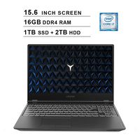 Lenovo 2019 Legion Y540 15.6 Inch FHD IPS Gaming Laptop (9th Gen Intel 6-Core i7-9750H up to 4.5 GHz, 16GB RAM, 1TB PCIe SSD + 2TB HDD, Nvidia GeForce GTX 1660 Ti, Bluetooth, WiFi, HDMI, Windows 10)