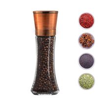 Salt and Pepper Grinder - Premium Stainless Steel Salt and Pepper Mill with Adjustable Coarseness - Salt Grinder and Pepper Shaker Mill