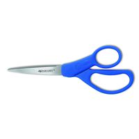 Westcott All Purpose Preferred Stainless Steel Scissors, 7", Blue
