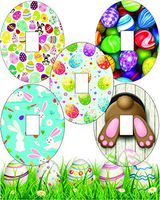 Dexcom G6 Easter Theme precut Adhesive Patches, 5 Pack. Split Backing.