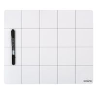 Magnetic Project Mat Showpin Large Size Small Parts Work Mat Peg Board with A Board Marker - Preventing the Small Screws from Getting Lost and Unorganized - Great for Writing Notes(9.8x11.8 inches)