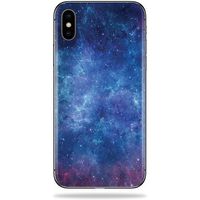 MightySkins Skin Compatible with Apple iPhone Xs - Nebula | Protective, Durable, and Unique Vinyl Decal wrap Cover | Easy to Apply, Remove, and Change Styles | Made in The USA