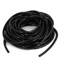PC Home TV Spiral Cable Wire Tidy Wrap Hide Banding Organizer 8mmx12m