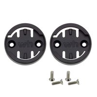 2 Pairs Bicycle Computer Mount Replacement Co-Polymer Insert Kit Adapter for Out Front Bike Mount Compatible Wahoo Mount