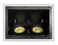 YK5252AC Silver Ticket in-Ceiling Speaker with Pivoting Full Speaker Adjustable Angle Woofers and a 1" Tweeter (Dual 5.25 Inch in-Ceiling Center Channel)