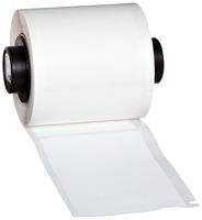 Brady PTL-37-489 TLS 2200 and TLS PC Link 3" Width x 1.9" Height, B-489 Ultra Aggressive Polyester, Matte Finish White BradyBondz Label (100 per Roll)