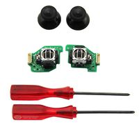 Repair 3D Analog Stick Joystick + 3D Analog Cap +2pcs Screw Driver for Nintendo Wii U Gamepad
