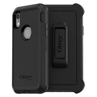 OtterBox Defender Series Case and Holster for Apple iPhone XR - Black (Renewed)