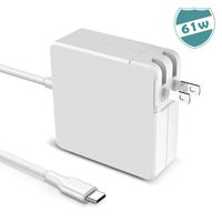 Oriflame Powersave USB C Power Adapter 61w Type C Fast Wall Charger for New MacBook Pro 13-inch 12-inch Computer Laptop and Smartphones