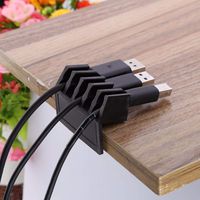 DEESEE(TM) NewCable Winder Plastic 5-Slot Cord DividerWire Organizer Clip Fixer Management