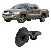 Compatible with Mitsubishi Raider 2006-2009 Front Door Factory Replacement Harmony HA-R65 Speakers