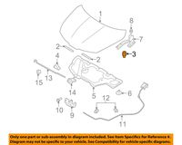 Nissan 65822-3U010 - Bumper-Hood