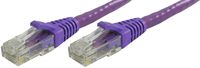 Lynn Electronics OLG10APUV-002 Optilink CAT5E 2-Feet Patch Cord, Purple, 4-Pack
