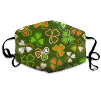 Trefoil Seamless St Patrick¡¯s Day Dust Mask,Washable and Reusable Cleaning Gardening Outdoor Activities Warm Windproof Mask
