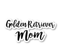 Golden Retriever Sticker Dog Mom Stickers - Laptop Stickers - 2.5" Vinyl Decal - Laptop, Phone, Tablet Vinyl Decal Sticker S3061