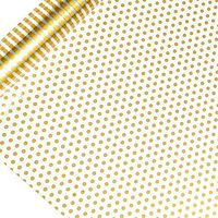 Small Gold Dots Cello Film 40" X 100'