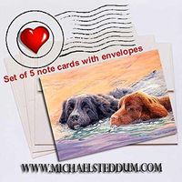 Michael Steddum The RescuersNewfoundland Note Card Set