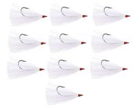 Last Cast Tackle Bucktail Teaser with 5/0 Hook (White)